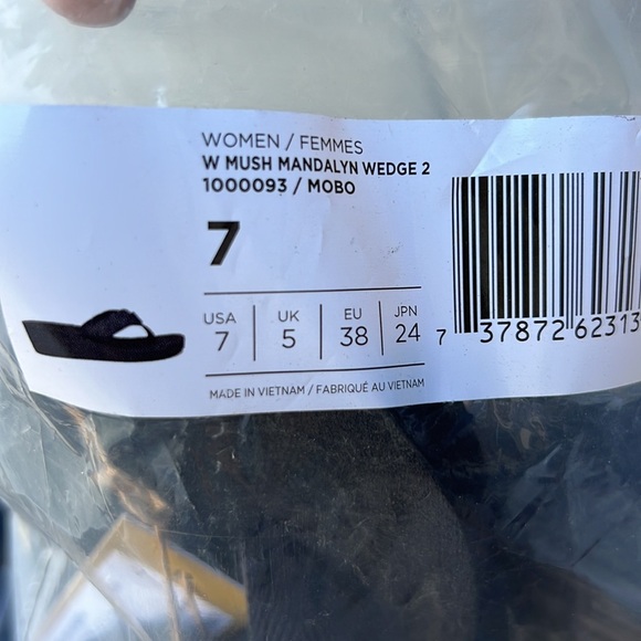 New Teva Mush Mandalyn Wedge 2 Women’s MOBO Sandal Black Size variation - Picture 4 of 7